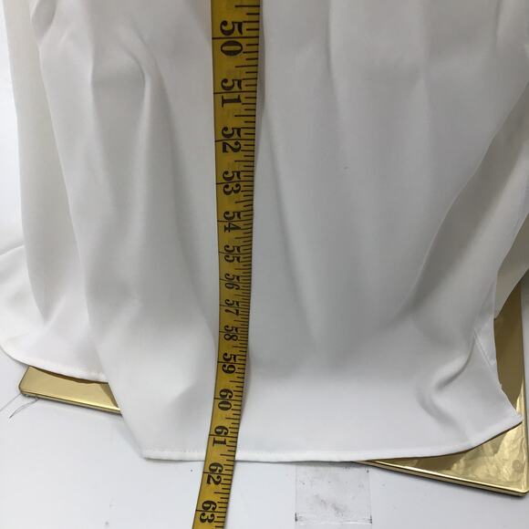 LULU'S XS Romance for the Ages White V-Neck Long Sleeve Maxi Dress NEW B143 - Picture 5 of 9